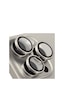 Buff Apple Uyumlu iPhone 15 Pro Max / 15 Pro Titanyum Kamera Lens Koruyucu Gri