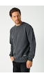 MMetalic Basic Bisiklet Yaka Erkek Sweatshirt Antrasit MMetalic Basic Bisiklet Yaka Erkek Sweatshirt Antrasit