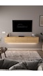 Df17103 Dolaplı Duvara Monte Tv Ünitesi 180 Cm Modern Askılı Dekoratif Stil Tv Sehpası Safir Meşe Df17103 Dolaplı Duvara Monte Tv Ünitesi 180 Cm Modern Askılı Dekoratif Stil Tv Sehpası Safir Meşe