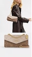 Coach Klare Envelope Crossbody Kadın Çanta Logolu Krem
