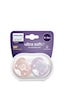 Philips Avent Ultra Yumuşak Emzik 0-6 Ay 2li Kız Çok Renkli