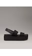 Calvin Klein Flatform Sandal Slıng In Siyah