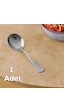 Porsima 5216 Metal Gümüş Sos Kaşığı Kepçe 13cm