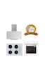Silverline 3481 Flam - CS5665W01 65 CM Ocak - BO6501W01 Beyaz Cam Ankastre Set