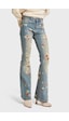 it's basic Kadın T.kot Rengi 2w5-32 Flare Fit Likralı Kumaş Çiçek Nakış Desenli Özel Tasarım Denim Jean it's basic Kadın T.kot Rengi 2w5-32 Flare Fit Likralı Kumaş Çiçek Nakış Desenli Özel Tasarım Denim Jean