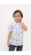 Toontoy Kids Toontoy Erkek Çocuk Desenli Tişört Beyaz