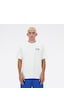 New Balance Lifestyle Erkek T-tshirt Beyaz