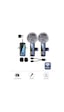 H68 Type-c + Lightning + Aux 2li 3in1 Kablosuz Yaka Mikrofonu