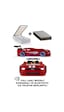 Kırmızı Arabalı Yatak Sport Mst Full Ledli Kumandalı Baza Ortopedik Yatak 90x190 Cm