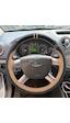 Ford Connect Dikme Direksiyon Kılıfı Parlak Siyah Taba Detaylı Taba Çift Yüzük Ve Dikiş 2006-2013