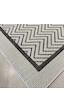 Elvey Home Jüt Sisal S9718 Gri Beyaz Kaymaz Taban Hasır Dokuma Yıkanabilir Yolluk Salon Koridor Mutfak Halısı Gri/beyaz