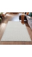 Latte Krem Yumuşak Peluş Dokuma Halı Yolluk Çocuk Odası Oturma Odası Salon Mutfak Halısı Y485a Wr26 Krem