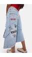 it's basic Kadın Kot Rengi 12s6-3 Tasarım Baggy Bermuda Denim Şort Çok Renkli it's basic Kadın Kot Rengi 12s6-3 Tasarım Baggy Bermuda Denim Şort Çok Renkli