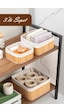 Posima 2083 Kare 3lü Pinterest Sepet Bambu Sepet Seti Dekoratif Banyo Mutfak Düzenleyici Organizeri Diğer