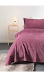 Merinos Modern Line 2 Parça Tek Kişilik Battaniye Seti - Mor