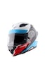 Axor Hunter Turbo Ece 22.06 Kapalı Kask Beyaz - Kırmızı - Mavi