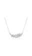 5756111 Swarovski Kolye Vıenna:pend Feather Whıte/rhs Metalik