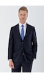 İmza Lacivert Düz Gabardin Mono Yaka 2 Düğme 6 Drop Comfort Fit Basic Takım Elbise 1001250010 206 Lacivert