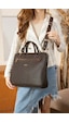 Just Polo Ayarlanabilir Askılı Lüks Laptop & Evrak Çantası Shopper Ebat 30 X 40 Cm Kahverengi