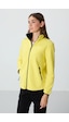 Tommy Life Limon Dik Yaka Fermuarlı Rahat Form Kadın Polar Sweatshirt - 97173 Limon Sarısı