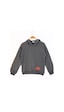 Toontoy Kız Çocuk Reglan Kol Sweatshirt Antrasit Melanj