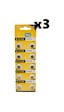 Tianqiu AG3 LR41/392A Alkalin Düğme Pil 10 x 3'lü