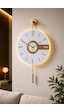 MetaQuartz Aksesuar Elite Kardelen Gold Çembersiz Model - Pilli Led Sistemi - Metal Duvar Saati MetaQuartz Aksesuar Elite Kardelen Gold Çembersiz Model - Pilli Led Sistemi - Metal Duvar Saati