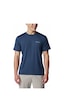 Columbia Tech Trail Crew Neck Iı Erkek Kısa Kollu Tişört-8259 Pfg Lacivert