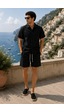 Erkek Premium Kumaş Modal Şort Slim Fit Takım Siyah 2018dngr Erkek Premium Kumaş Modal Şort Slim Fit Takım Siyah 2018dngr