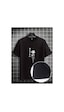 Medinenur Gülve Yazı Detaylı Basic T-shirt Siyah Medinenur Gülve Yazı Detaylı Basic T-shirt Siyah