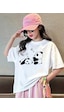Uyguntarz Çocuk Uyuyan Pandalar Baskılı Pamuklu Tshirt Beyaz Uyguntarz Çocuk Uyuyan Pandalar Baskılı Pamuklu Tshirt Beyaz