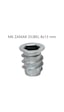 Metal Dübel Ahşap Mobilya Bağlantı Zamak Vida Yuvası M6 8X10 10 Adet