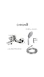 Creavit Luna LN2500 Banyo Bataryası + 3F SH150 Mafsallı El Duş Seti Krom