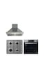 Hoover Viale HO3158IN - CHW6LMX - HCH6MXTK Inox Turbo Ankastre Set