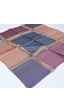 Armine İpek Eşarp Nostalji - 8113-03 Twill Mavi Pembe