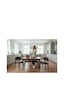 Efe Mobilya T-6008 Kemençe 70x120 Mdf Polo Antrasit Sandalye 4 Kişik Yemek Masası Takımı