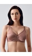 New Bra Kadın C Kap Balenli Tül Detaylı Toparlayıcı Sütyen Vizon 2304 Vizon