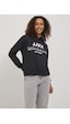 Jjxx Kapüşonlu Rahat Kesim Siyah Kadın Sweatshirt 12250183 001