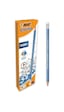 Bic Evolution Triangle Hb-2 Üçgen Silgili Kurşun Kalem 12 Adet Mavi Gövde