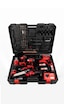 Kimmeer Plus KMP2026K6S 6'lı Set Kırıcı Delici Hilti + Vidalama +  Taşlama + Somun Sökme +  Budama Testeresi +  Budama Makası Kırmızı