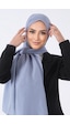 Harem Scarf Brisa Vual Şal - Kot Mavi - Kot Mavi