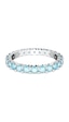 5658668 Swarovski Yüzük Matrix:Ring Aqua Blu/Rhs 58 Çok Renkli