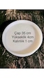 Silikon Sehpa&saat Kalıbı İç Çap 35cm -iç Yükseklik 4cm