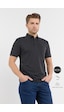 İmza Siyah İtalyan Yaka Kısa Kol Cepsiz Slim Fit Pamuklu Tişört 1011260180 Diğer