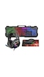 Rampage Fitment KM-GX7 Kablolu Gökkuşağı Aydınlatmalı Klavye + Mouse + Kulaklık + Mouse Pad