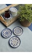 Tabak Evi Stoneware Mozaik Blue Sefa 6 Lı Çay Tabağı 10cm Çok Renkli