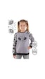 Kız Çocuk Kışlık Leopar Desenli Peluş Gri Uzun Kollu Sweatshirt 3-8 Yaş Kız Çocuk Kışlık Leopar Desenli Peluş Gri Uzun Kollu Sweatshirt 3-8 Yaş
