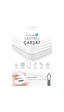 Calmera | %100 Pamuk Penye Lastikli Çarşaf | Çift Kişilik - Battal - King | Beyaz