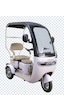 Arora Rüzgar Pro 650 W 60 V 20 AH 3 Tekerlekli Elektrikli Motosiklet Lila