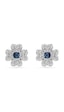 5734545 Ss Te Symbolıca:pe Stud Clover Blu/rhs Çok Renkli